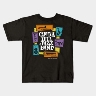 Capitol Hill Jazz Band Tee Kids T-Shirt